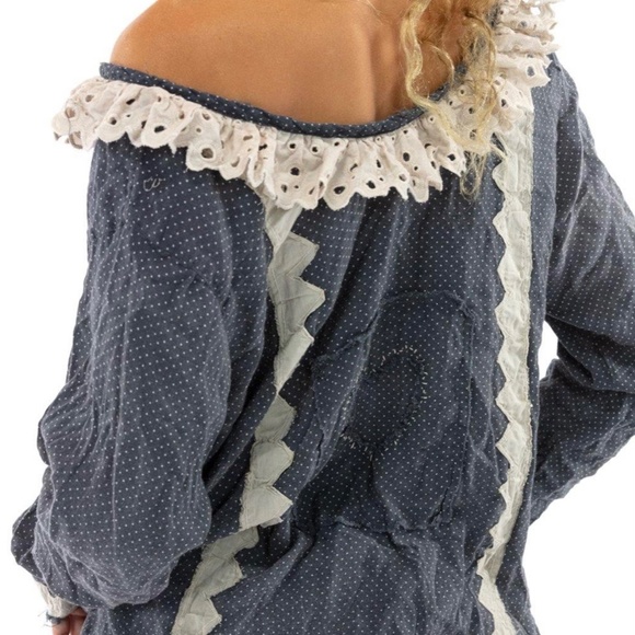 Magnolia Pearl, Navy Eudora Dress. Excellent condition - Picture 3 of 14